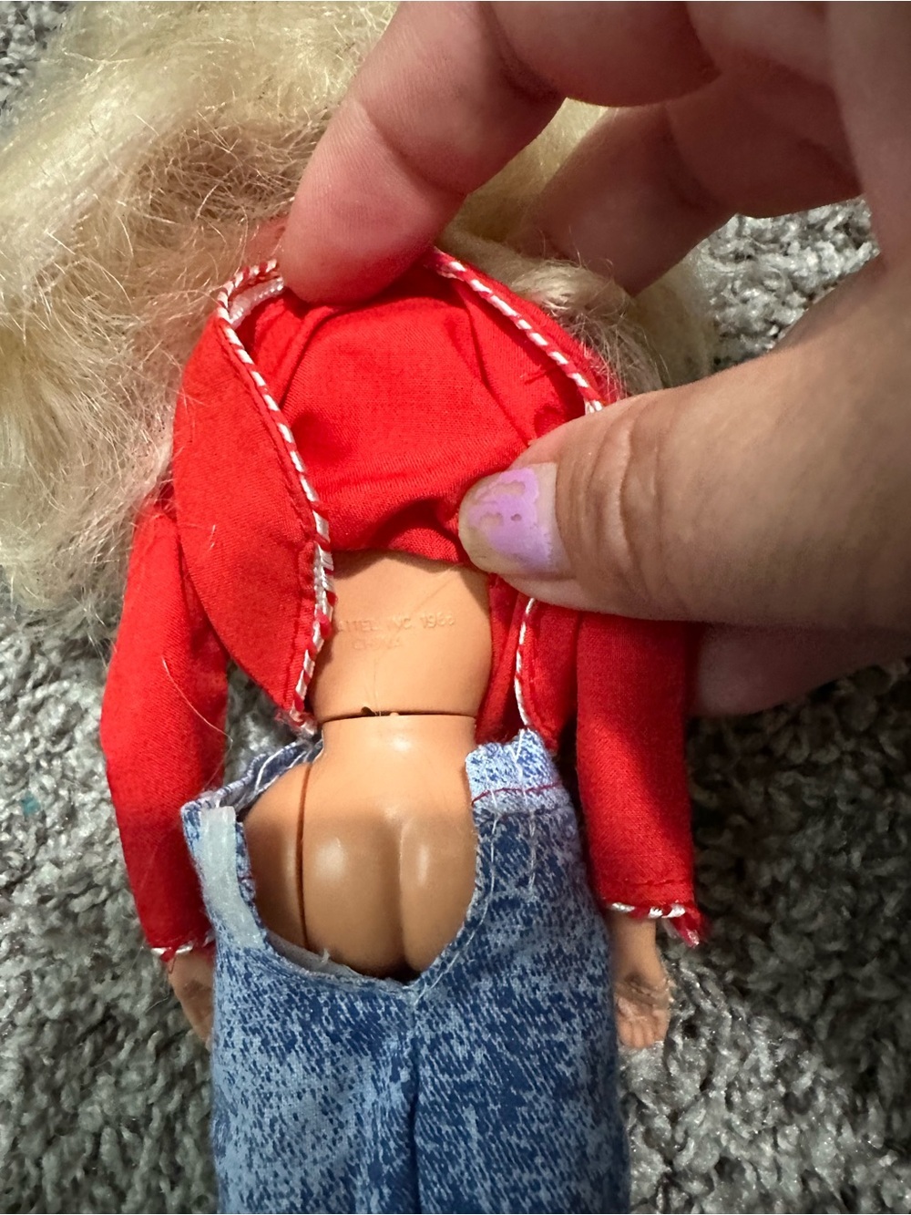 Vintage 1966 Mattel barbie doll with red Blazer Jacket with Contrast Trim - Picture 5 of 9